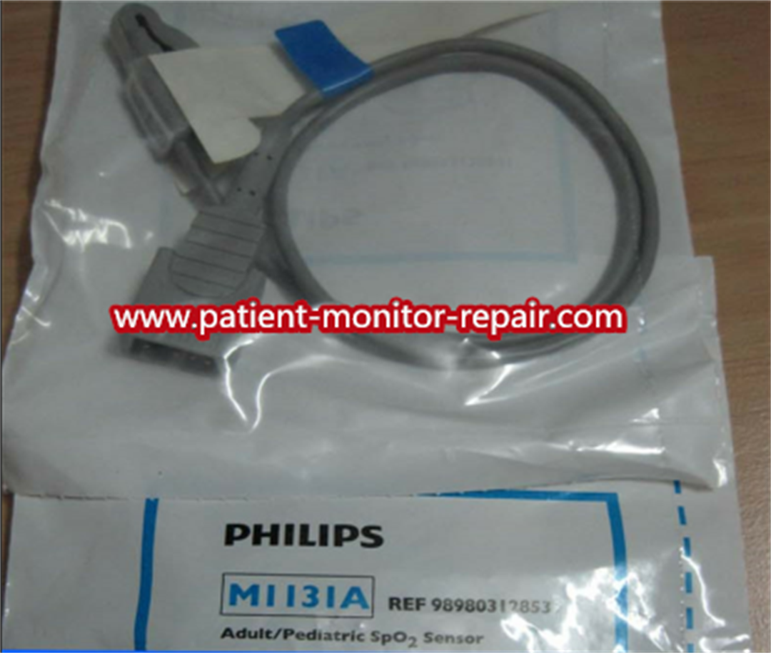 REF 98980312853|PHILIPS M1131A  Adult pediatric SpO2 Sensor|SpO2 Probe Price