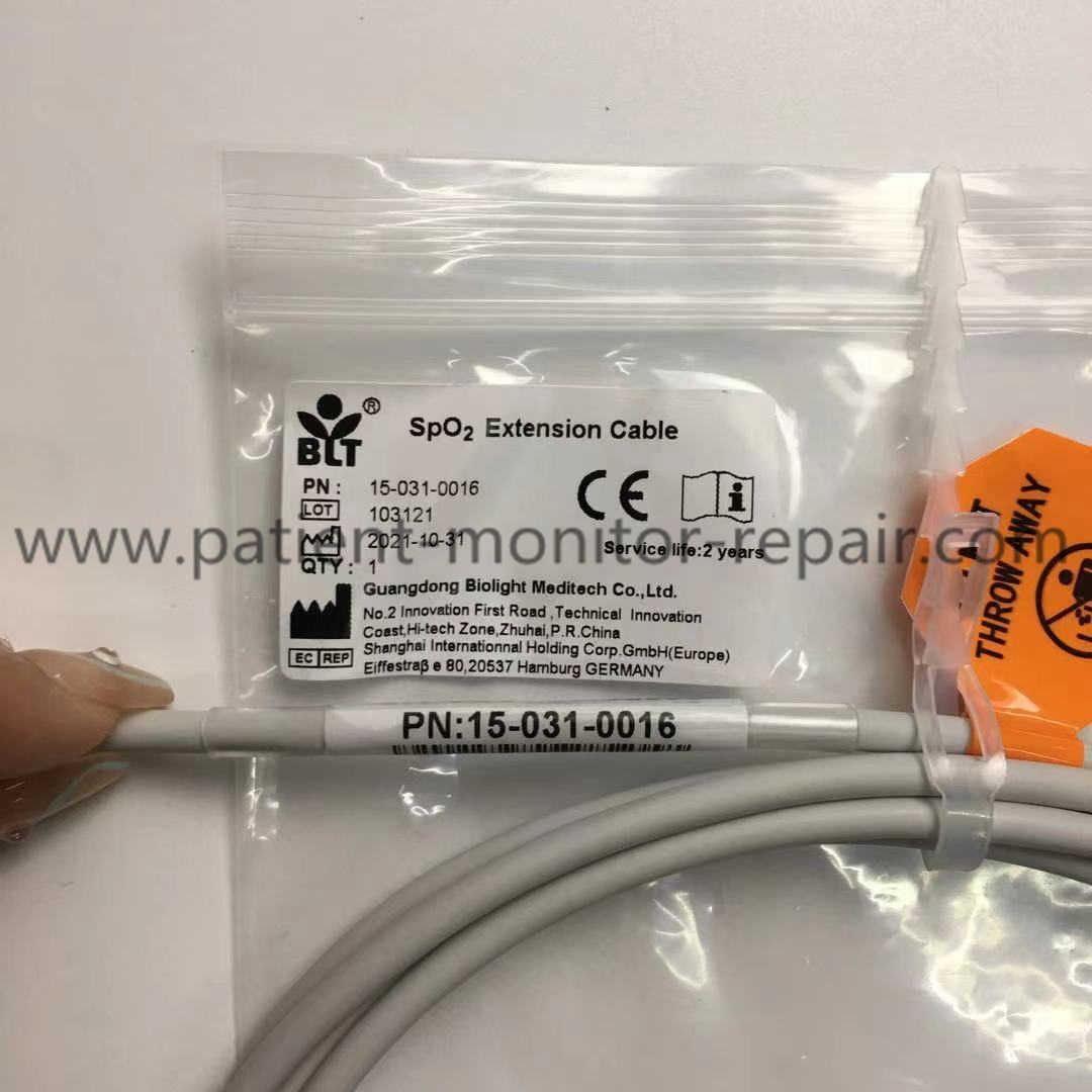 Biolight BLT SpO2 Extension Cable 9 Pin Part Number:15-031-0016