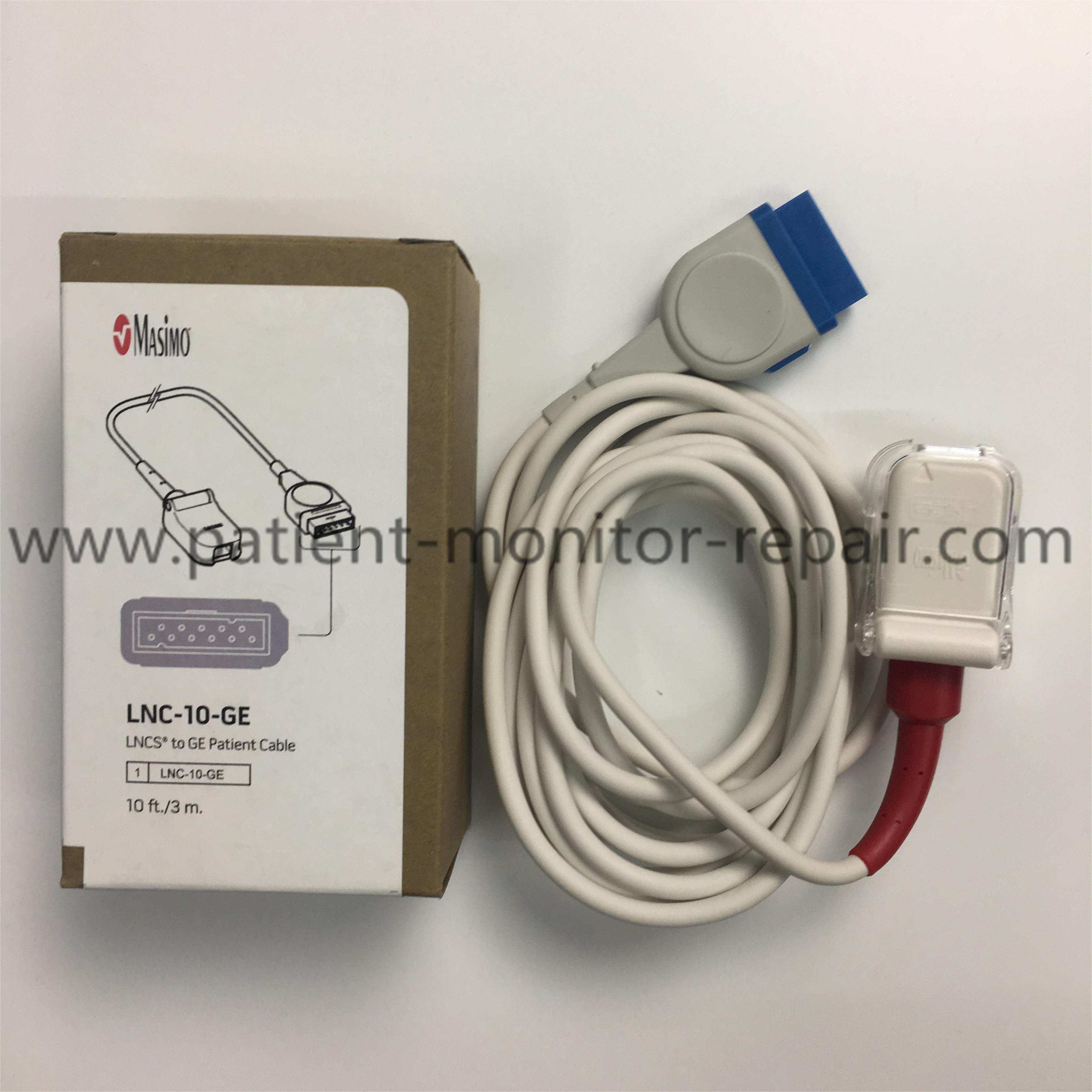 Masimo LNCS GE 2016 LNC-10-GE SpO2 Sensor Patient Cable 10ft 3m - 8.jpg