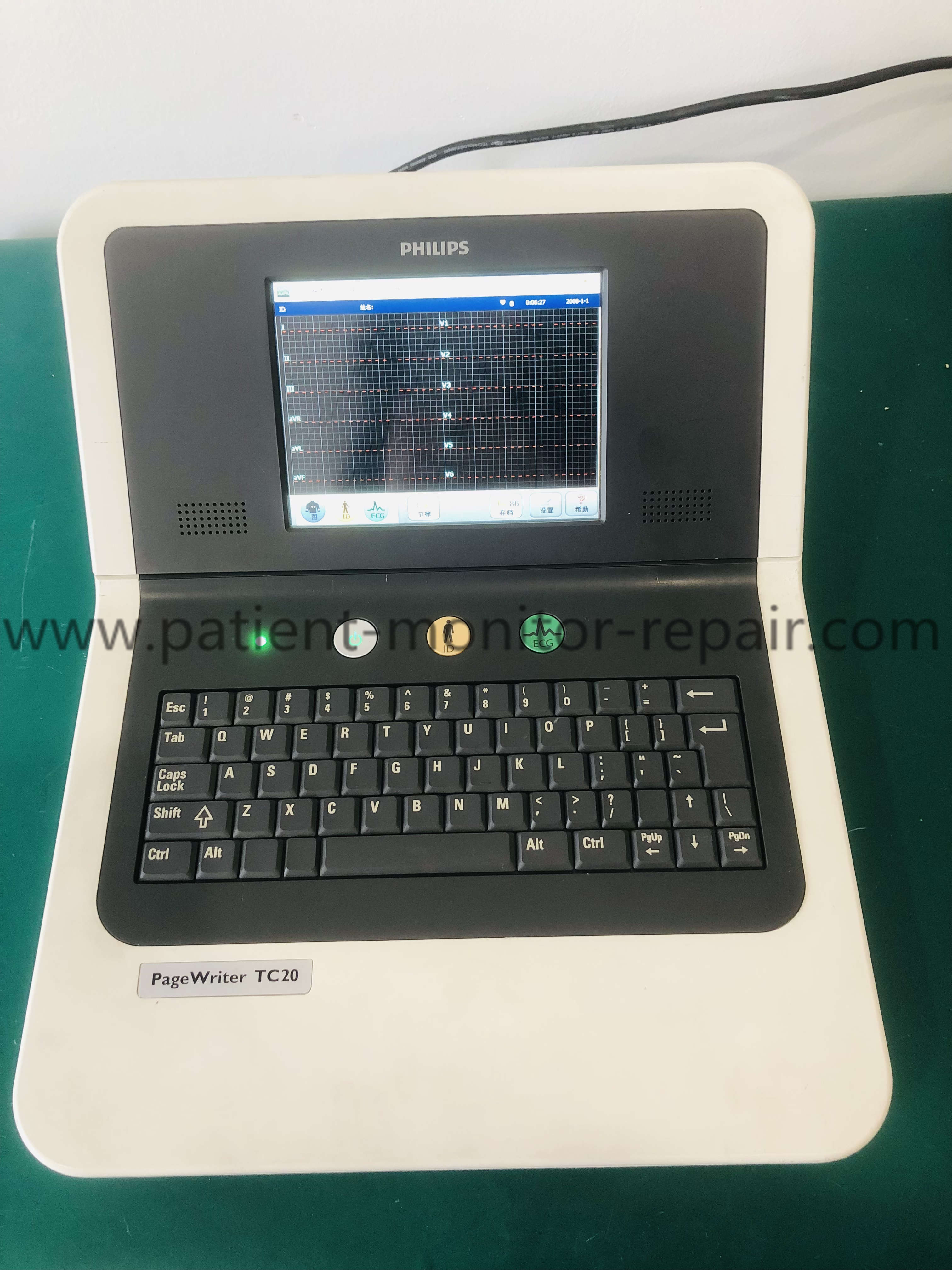 Philips PageWriter TC20 ECG Machine Service REF 860332 Medical Equipment