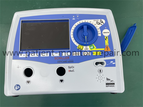SCHILLER DEFIGARD 4000 Defibrillator Display with Front Panel Assembly